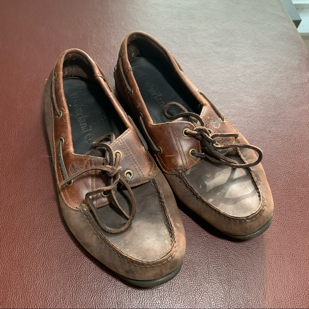 Timberland Men’s Moccasin style shoe all leather